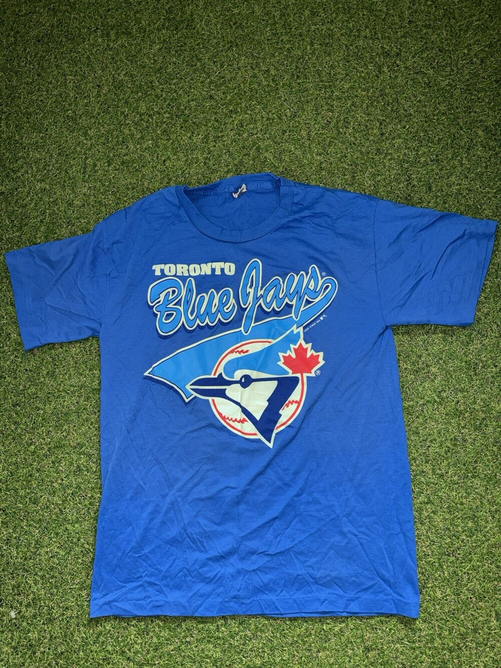 Vintage 1993 Torronto Blue Jays T Shirt Size L MLB